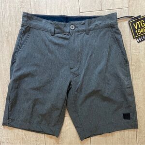NEW “Vintage 1946” Golf Shorts 4-Way Stretch Lightweight Breathable Grey Size 32